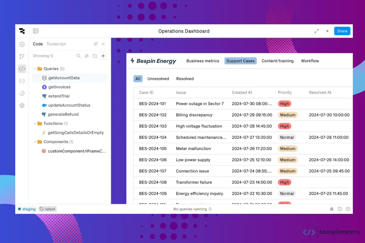 Why developers love Retool and its use as a low-code tool